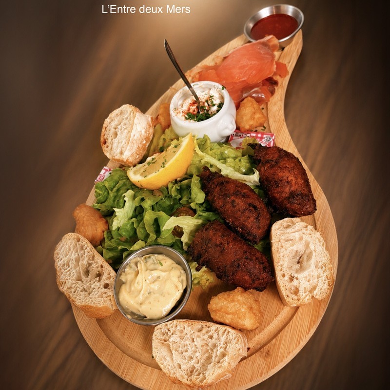Assiette L'Entre Deux Mer saveurs marines | L'Entre Deux