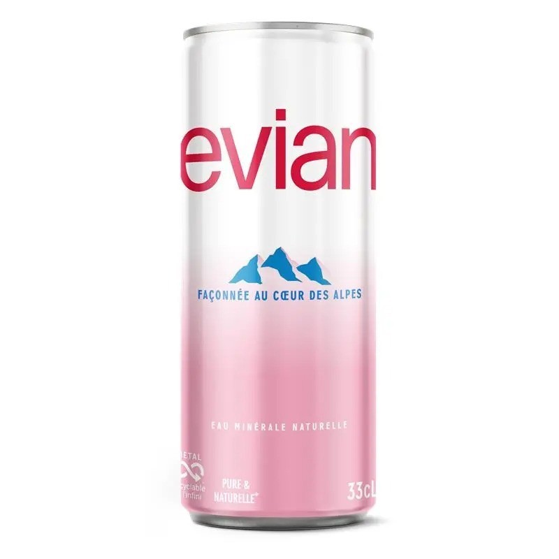 Canette EVIAN